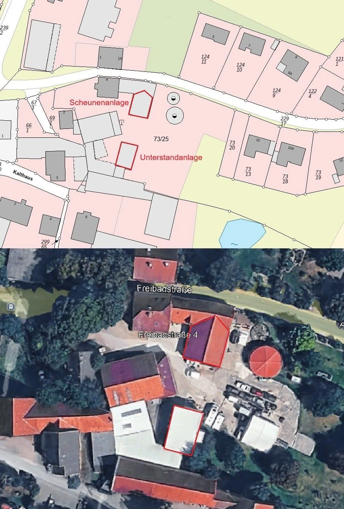 Lageplan PV-Anlage #14 Halvestorf